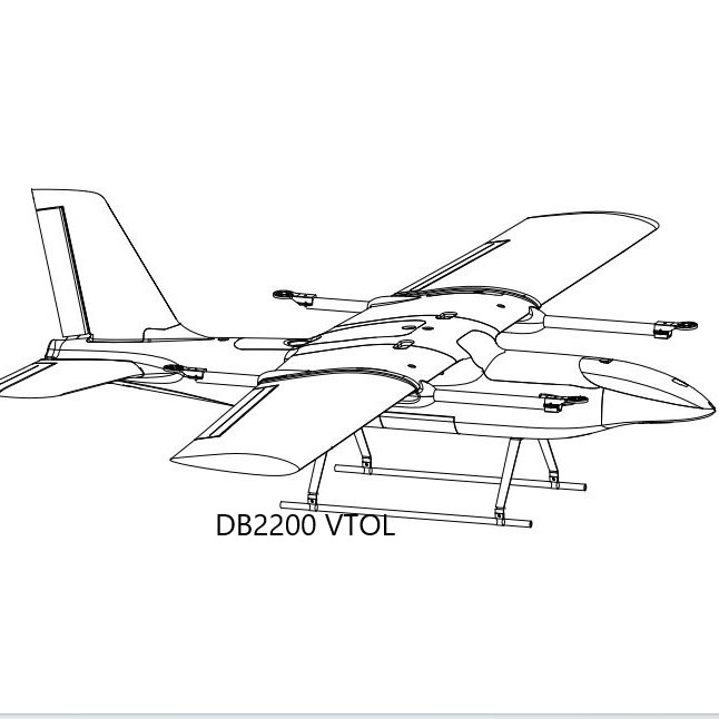 XUWING DB2200 VTOL Plane 4+1 Frame Kits