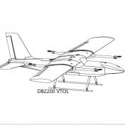 XUWING DB2200 VTOL Plane 4+1 Frame Kits